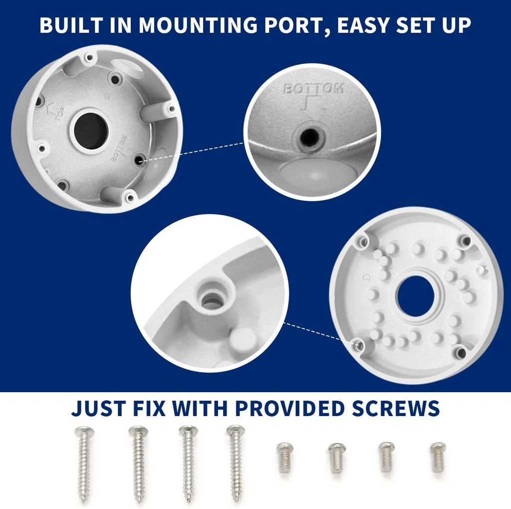 Bullet Camera Junction Box Mount Bracket 8 Set X584