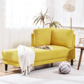 Yellow Chaise Lounge Chairs with Arms Z53527