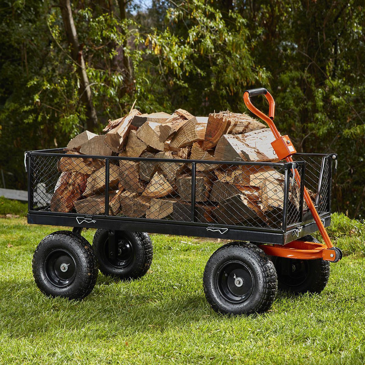 Steel Utility Cart with Removable Sides A884