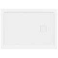 48x22x34x22 Shower Base Pan Left Double Threshold Right Drain D803450
