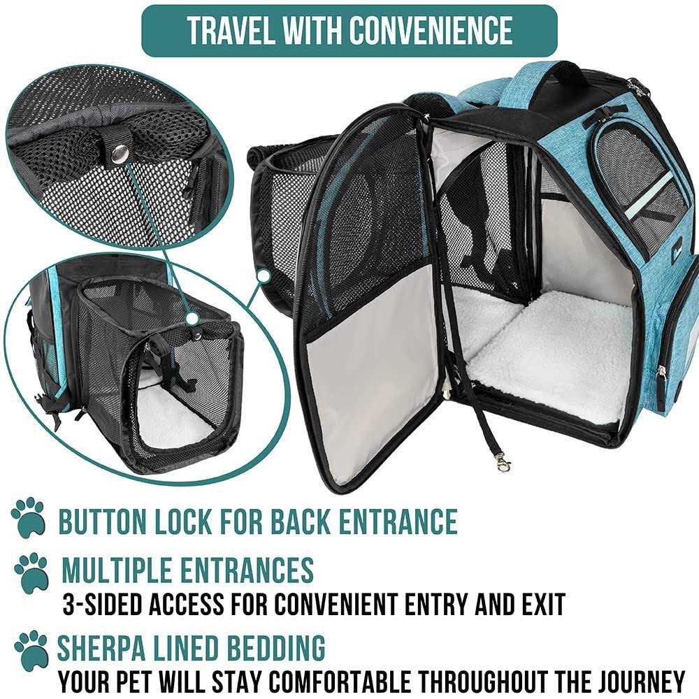Expandable Pet Carrier Backpack E958627