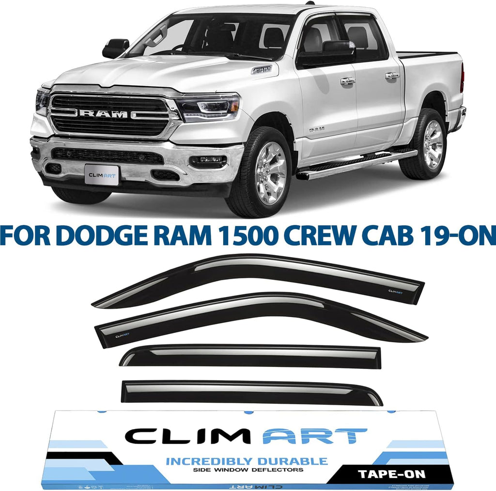 Dark Smoke 4 pcs In-Channel Window Deflectors K78860