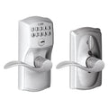 Satin Chrome Keypad Entry Leverset I824465