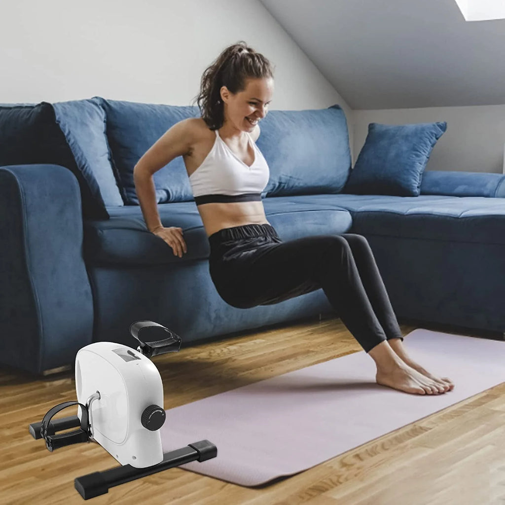 Mini Exercise Bike with LCD Screen Black T50803