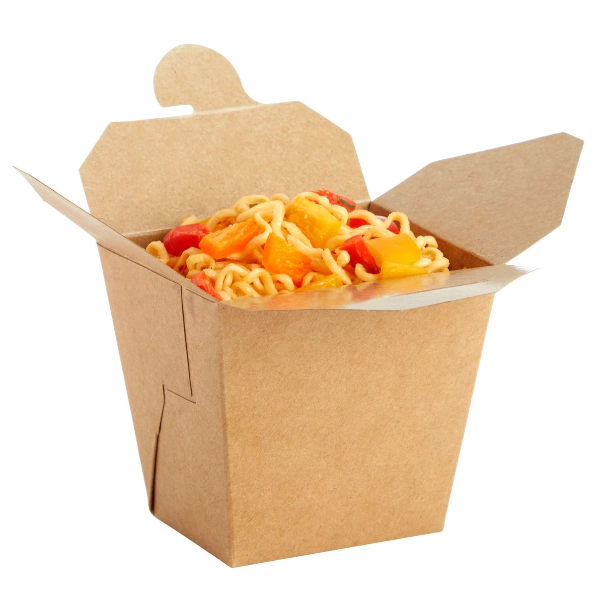 60 Pack 16oz Kraft Paper Take Out Food Containers W91534