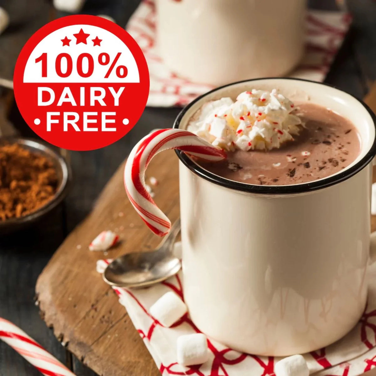 Dairy-Free Peppermint Hot Chocolate Pods T666