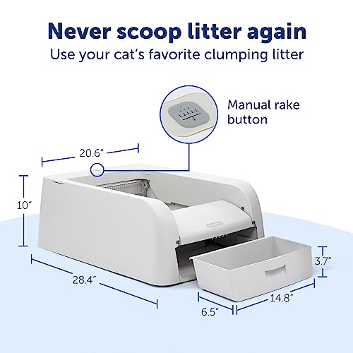 Self-Cleaning Litter Box for Clumping Litter J429