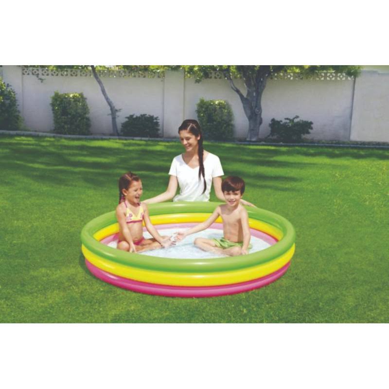 Alberca Inflable arcoiris E3055