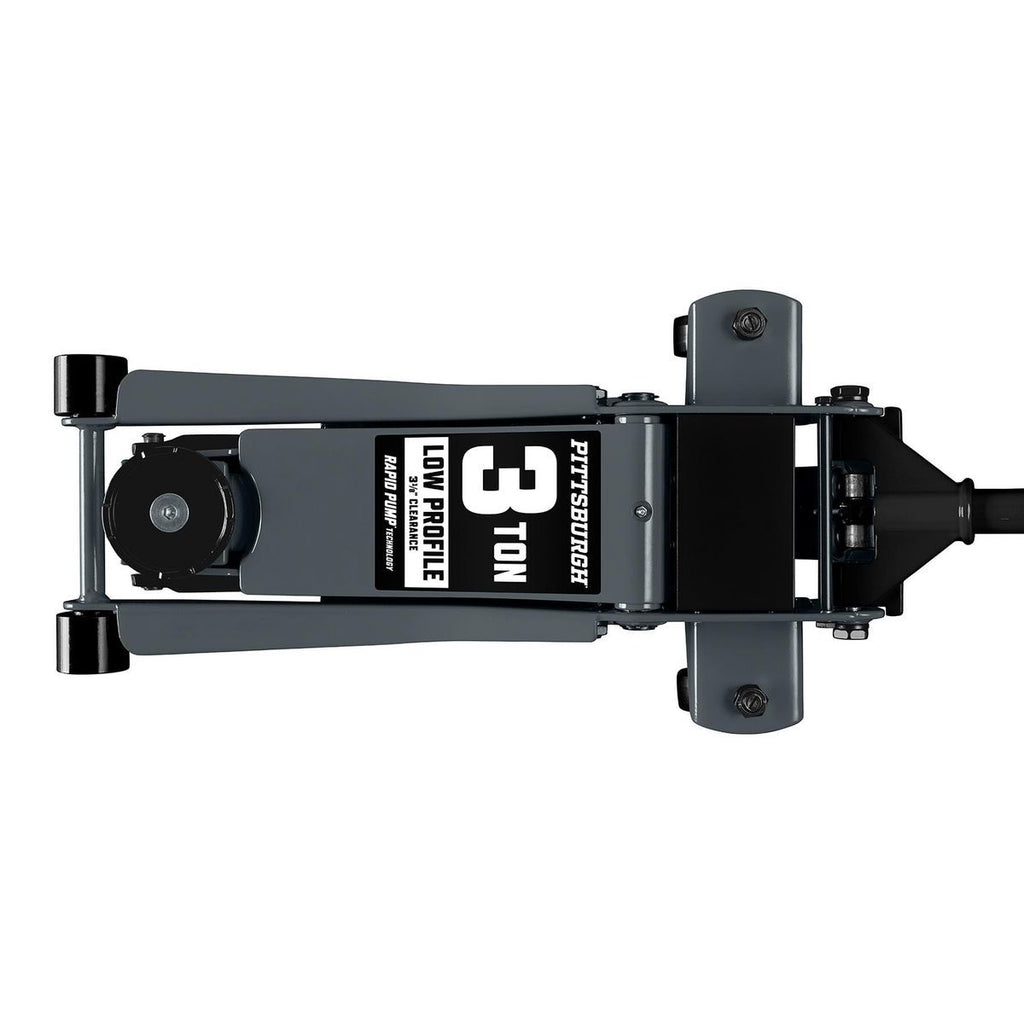 3 Ton Low-Profile Floor Jack with Rapid Pump, Slate Gray A32811