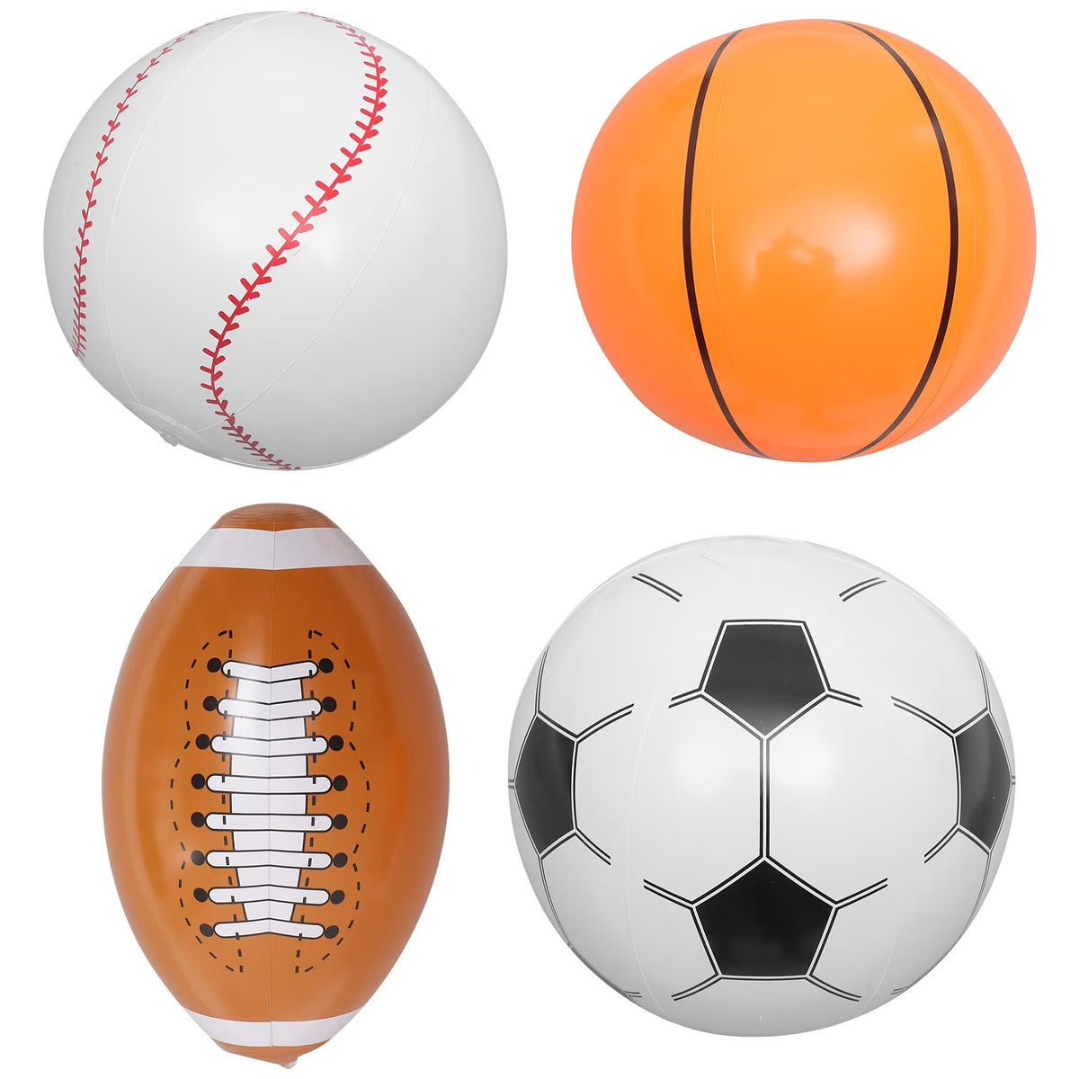 Inflatable Beach Ball Set of 4 Z22132