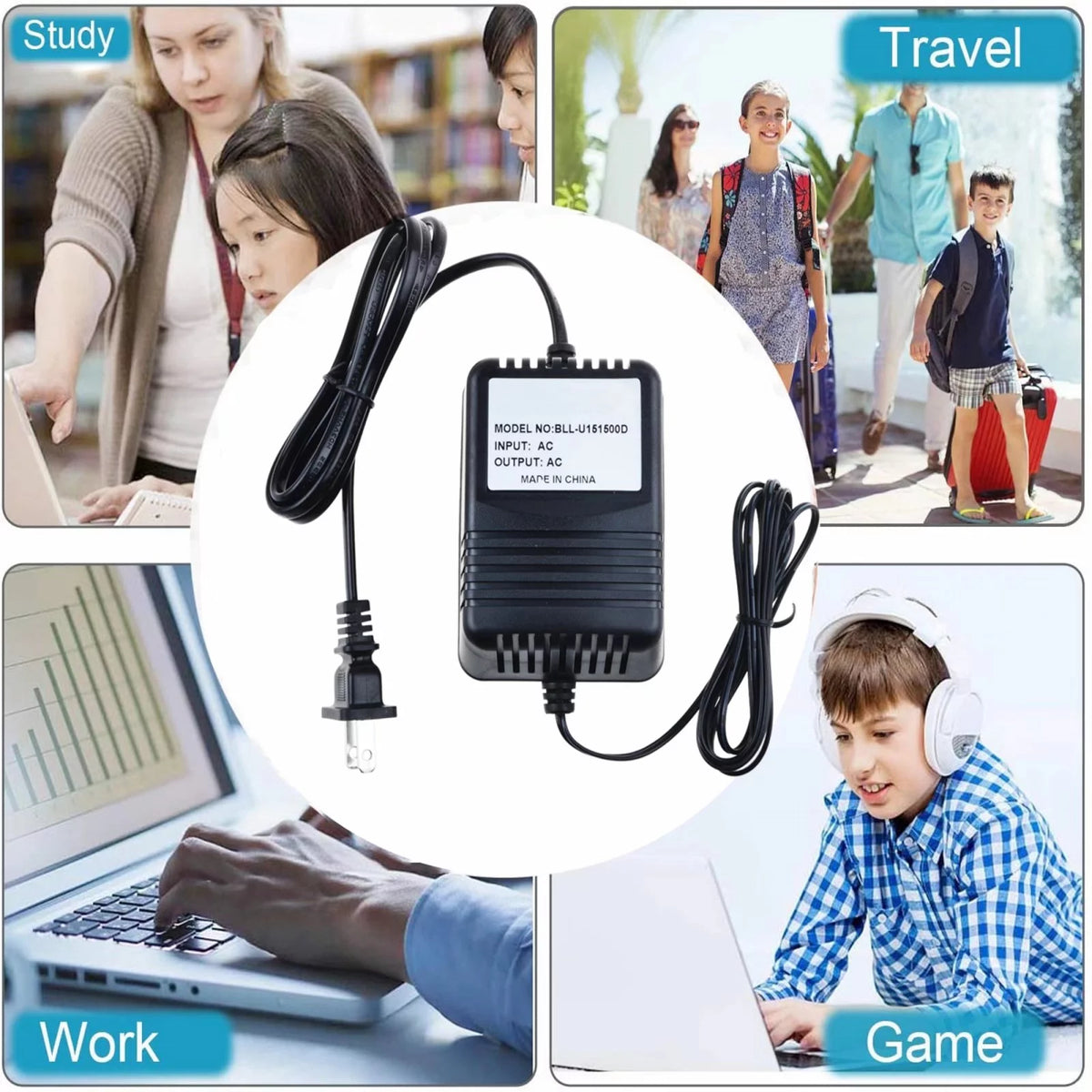 2A AC Adapter Charger Replacement O125