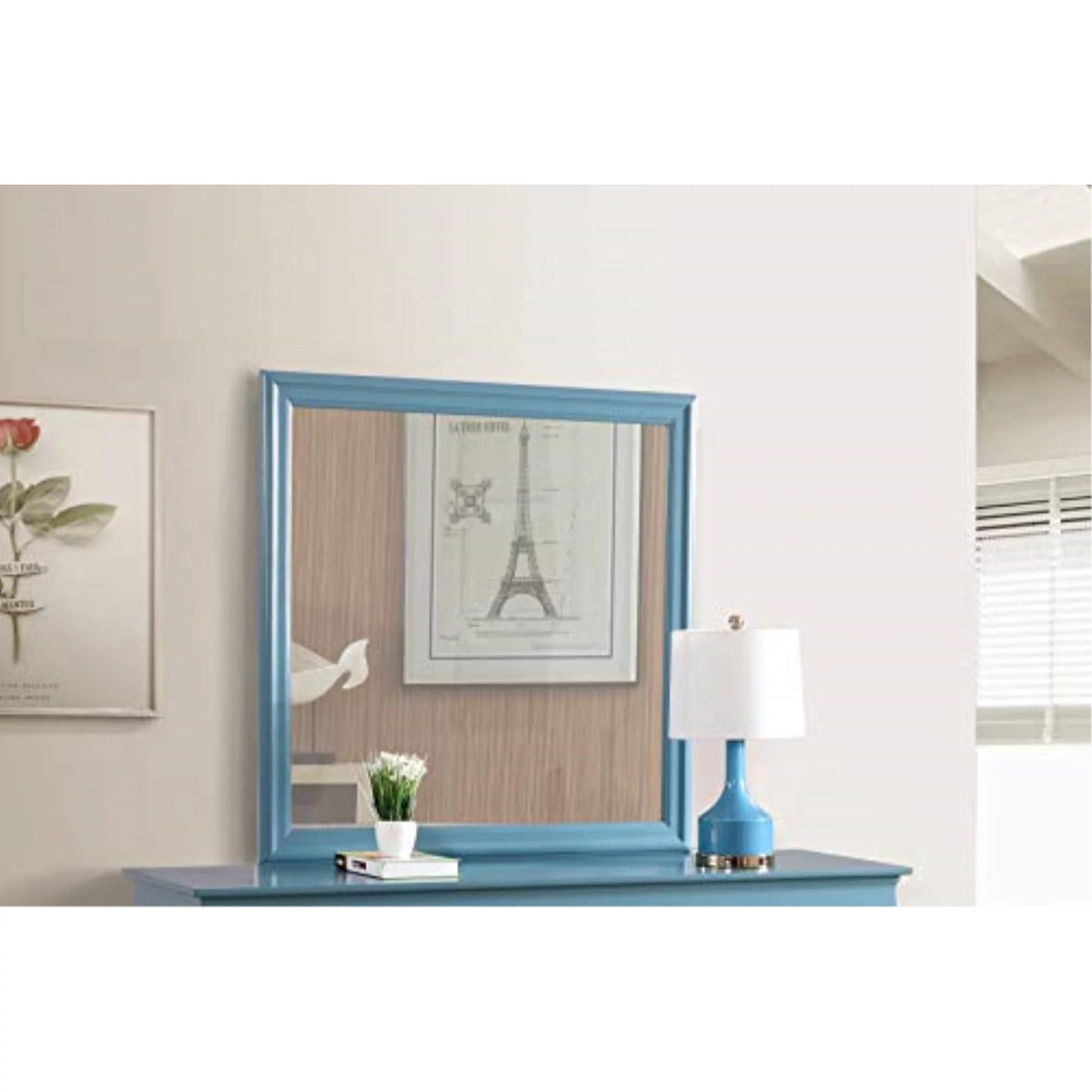 Teal Bedroom Mirror G204273
