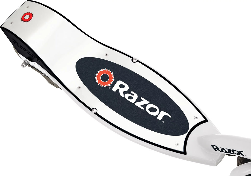 White Electric Scooter with 8 Pneumatic Front Tire Y566186