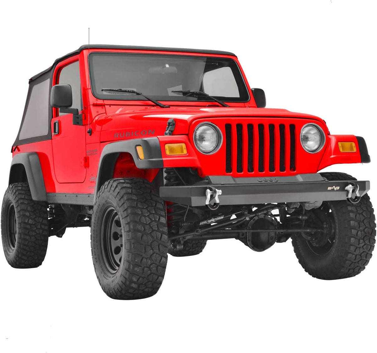 Black Textured Front Bumper A242