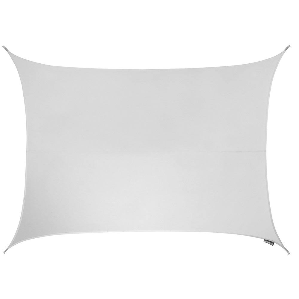 9ft 10x22 x 6ft 7x22 Polar White Water Resistant Woven Rectangle Sail Shade F999152