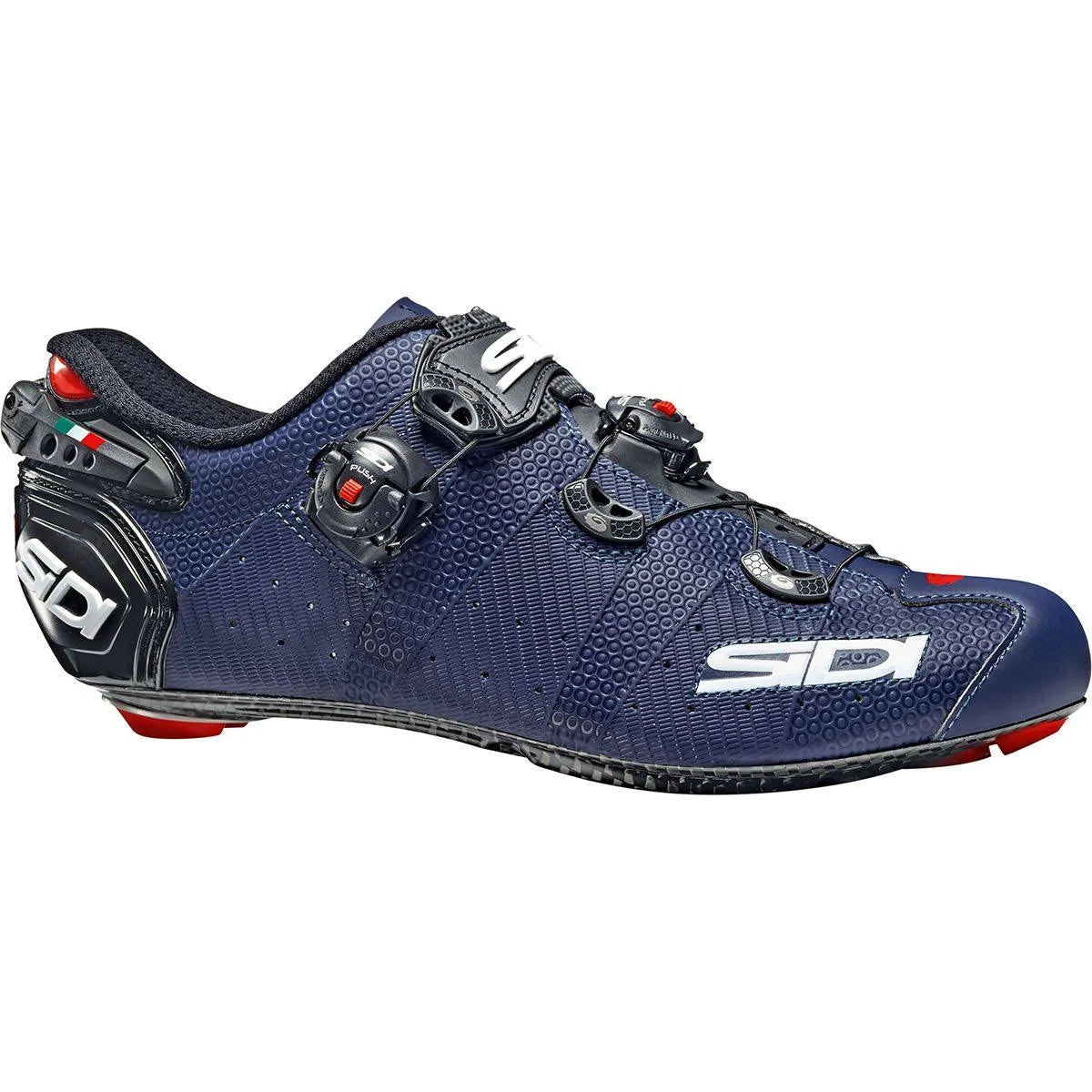 Matte Blue Black Carbon Cycling Shoes H5530