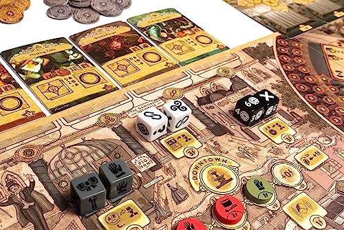 Victorian Steampunk Worker Placement Game for 2-4 Players S8011