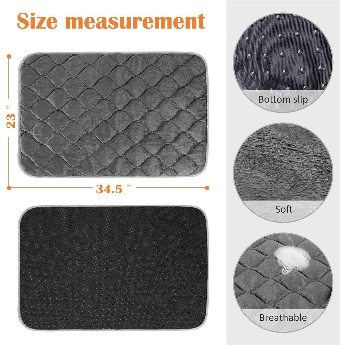 Self Heating Cat Mat Thermal Pet Bed Mat Z139