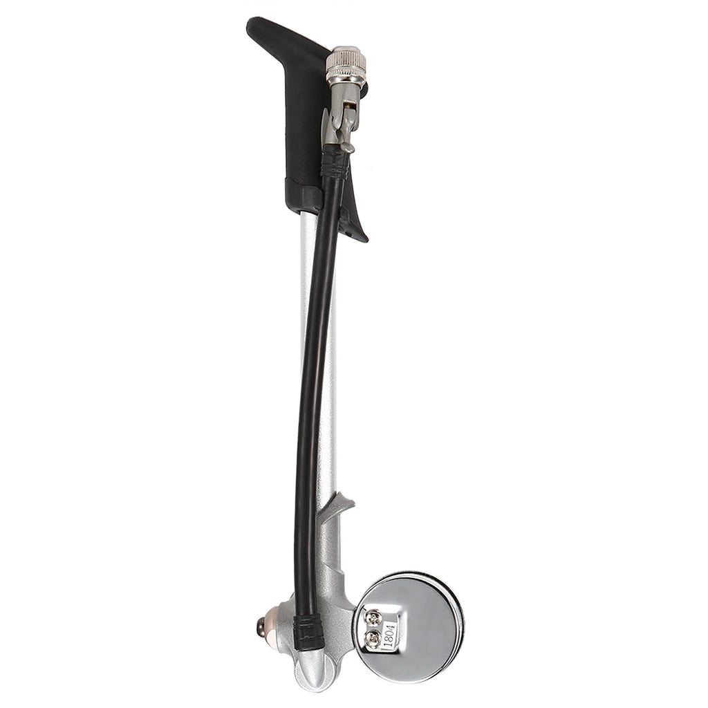 300PSI Front Fork Suspension Pump with Gauge Lever Lock Schrader Valve C445