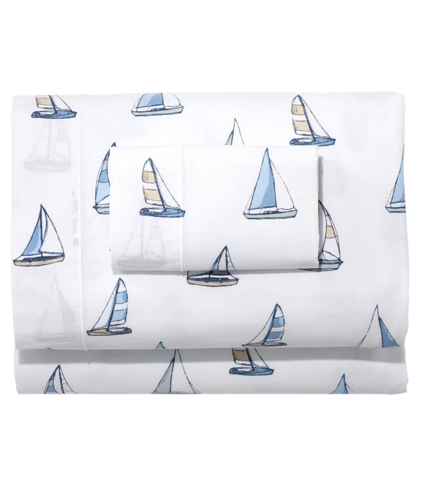 Blue Queen Size Percale Sheet Collection N342121