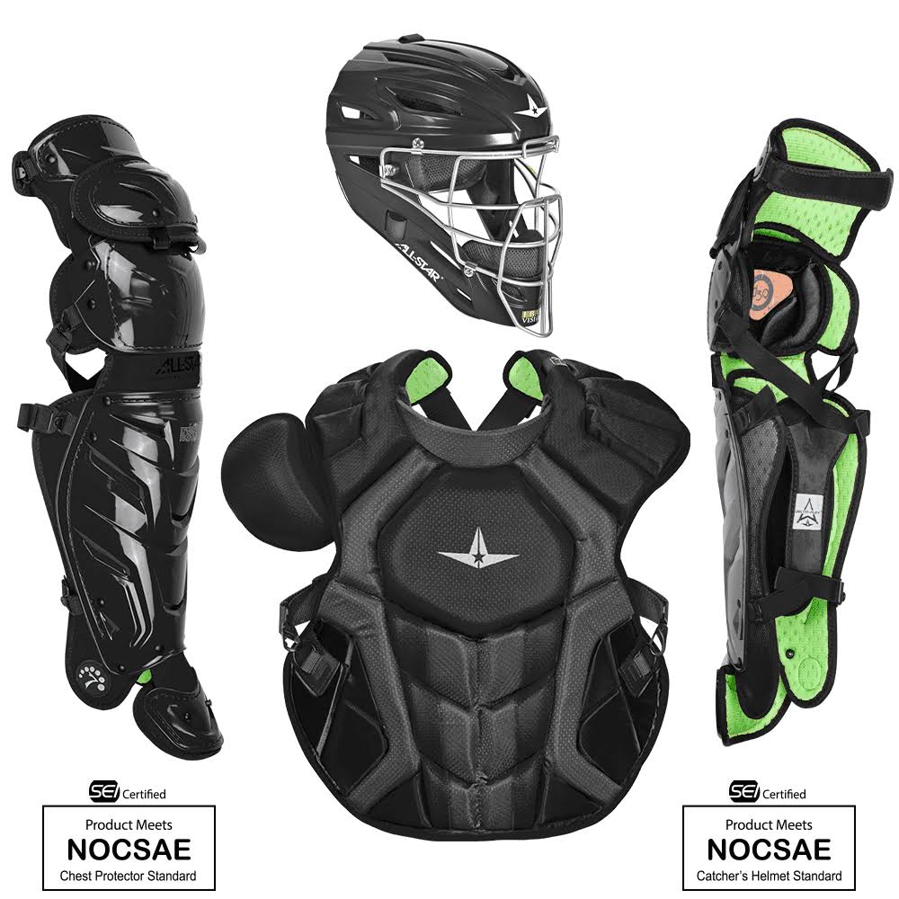 Black Adult Pro Catchers Set F79700