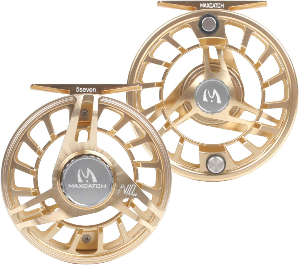 Fly Fishing Reel with CNC-machined Aluminum Body T474