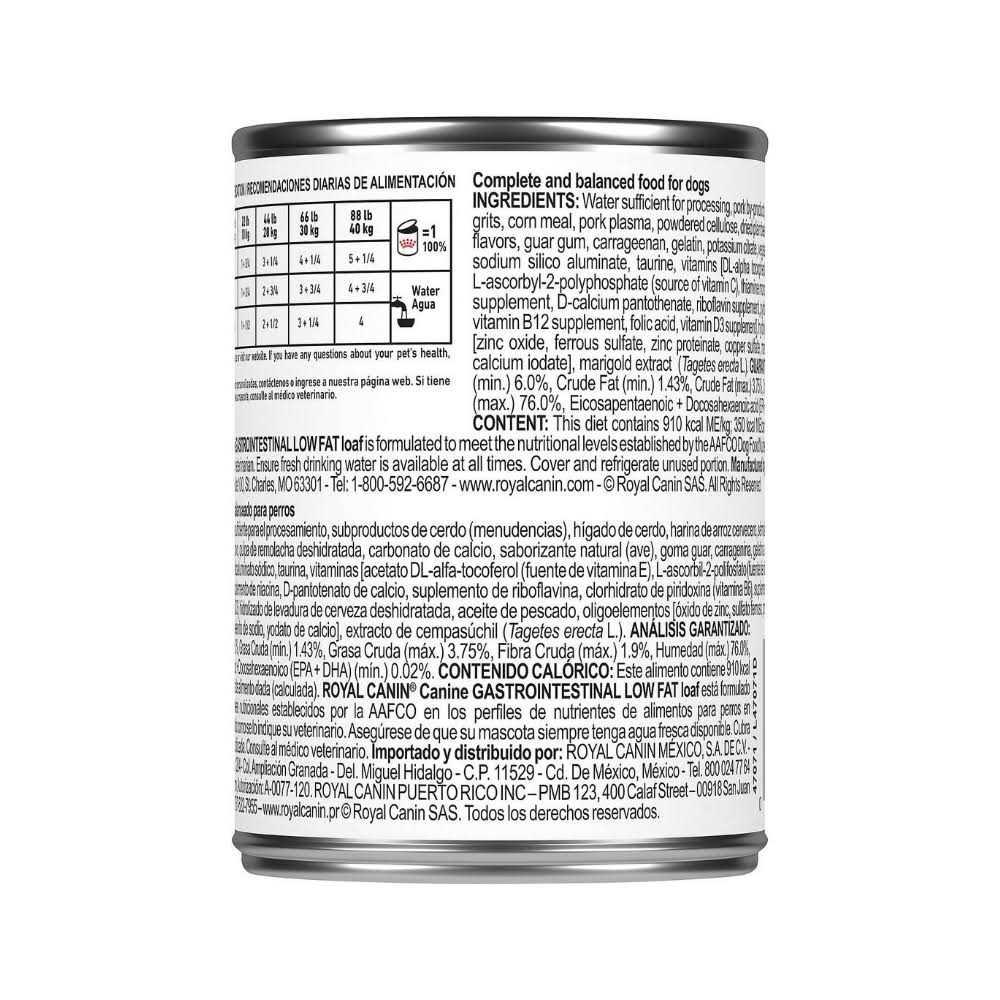 Veterinary Diet Gastrointestinal Low Fat Canned Dog Food O4958