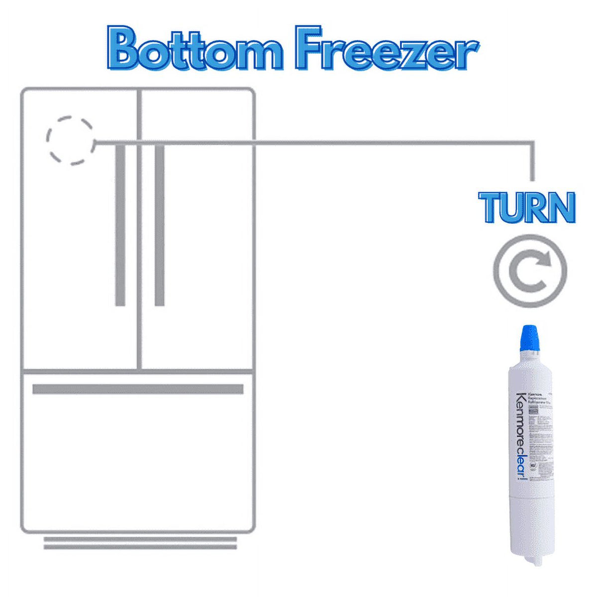 3 Pack Refrigerator Water Filter B673