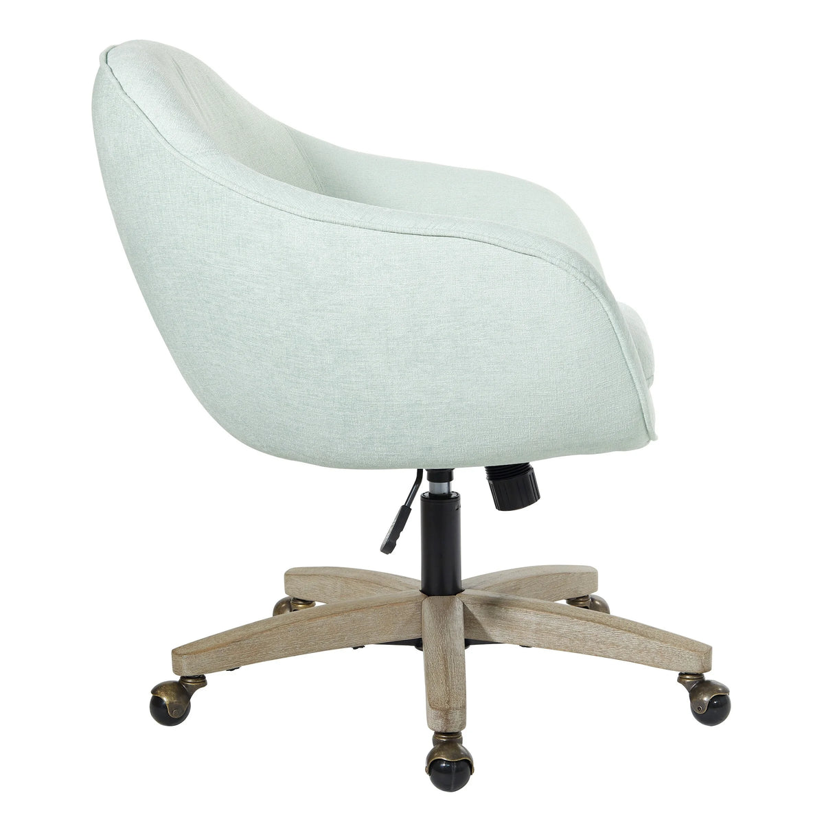 Dove Grey Plush Office Chair S628608