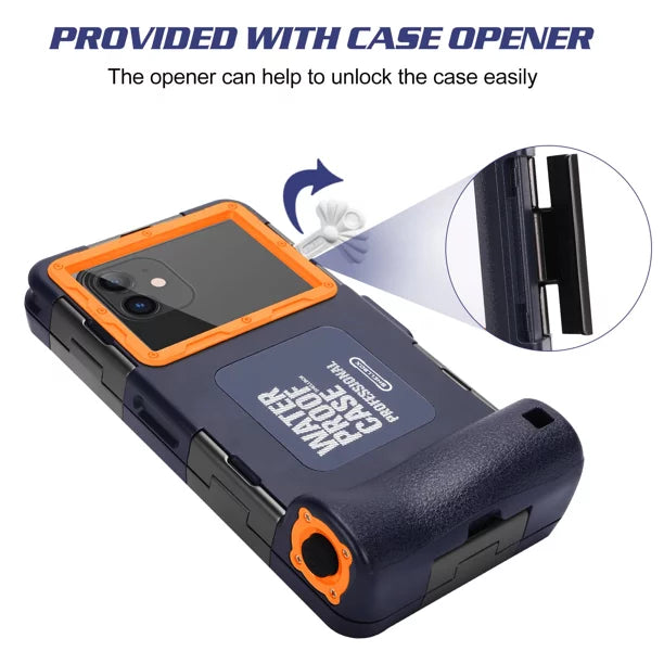 Waterproof Underwater Housing for Phones Up to 6.9 Inch with Lanyard S79625