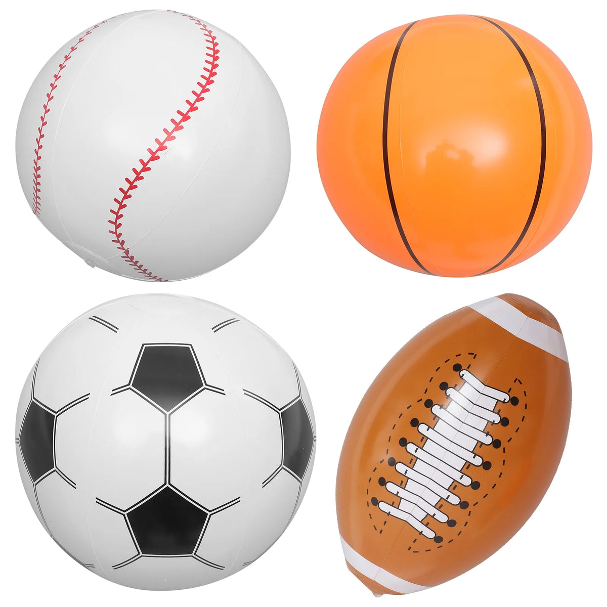 Inflatable Beach Ball Set of 4 Z22132