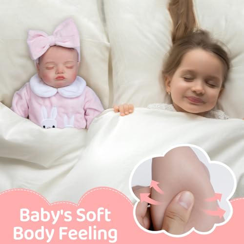18-Inch Lifelike Reborn Baby Dolls with Feeding Set F799