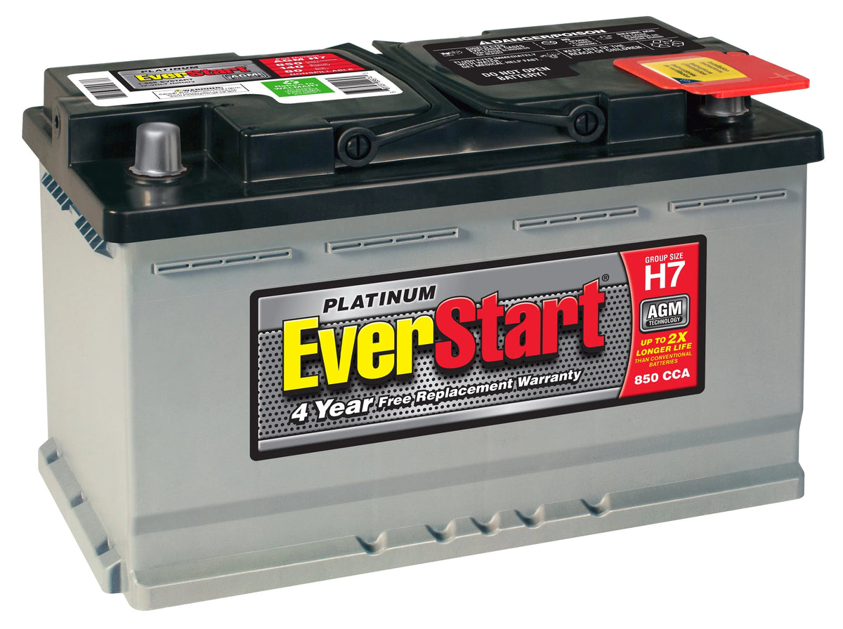 AGM Automotive Battery Group Size H7 12 Volt 850 CCA X878