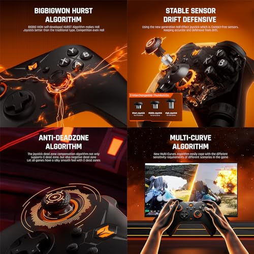Wireless PC Controllers with Hall Joysticks & Triggers Y512515