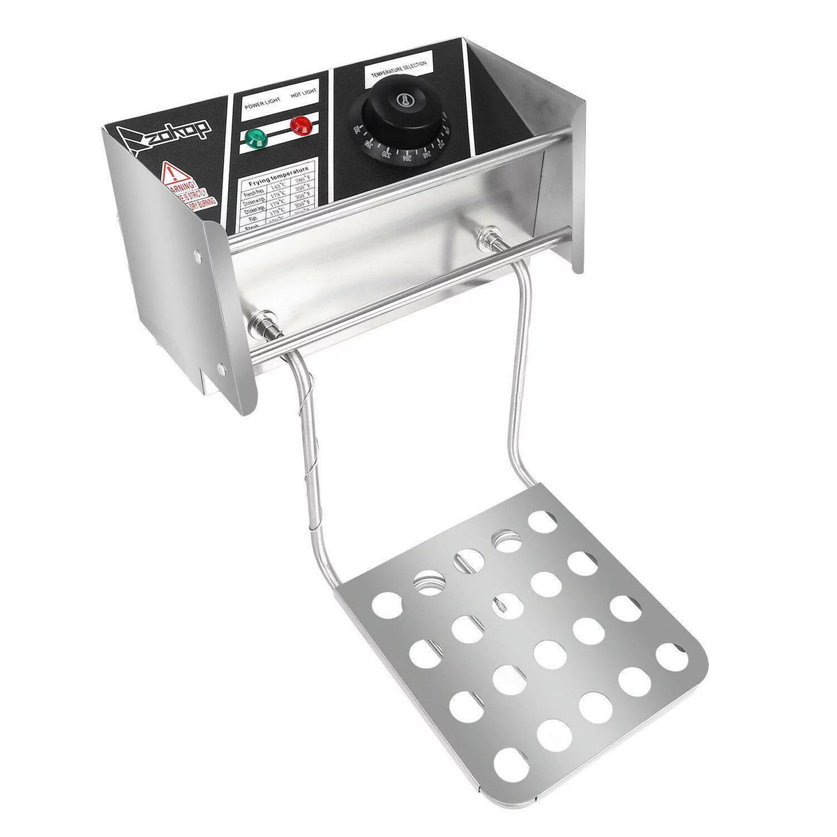 5000W 12L Stainless Steel Electric Deep Fryer with 2 Fry Baskets Z3678