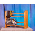 Solid Oak 2 Row Dowel CD Rack P6936