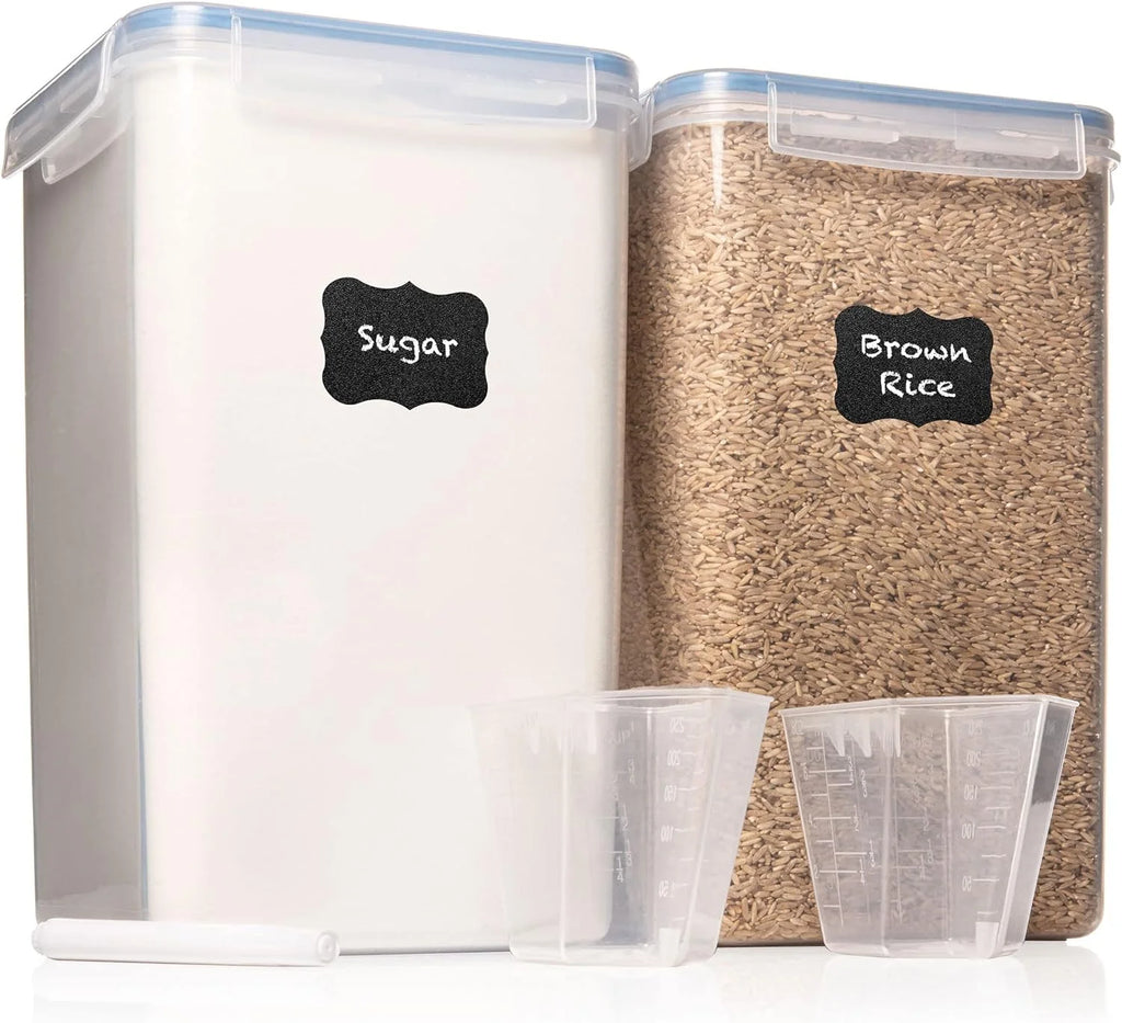 Extra Large Airtight Clear Plastic Storage Containers with Lids N908917