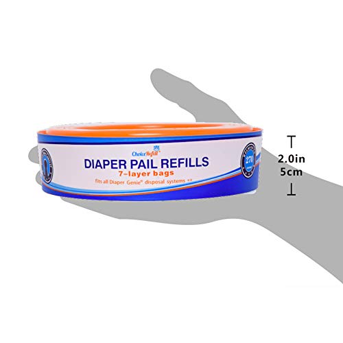 Compatible with Diaper Genie Pails, 4-Pack, 1080 count Q5318