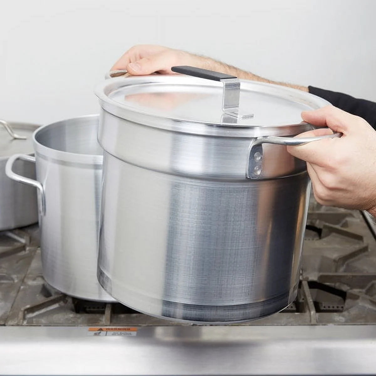 Double Boiler with 11 Quart Inset and 12 Quart Pot W759