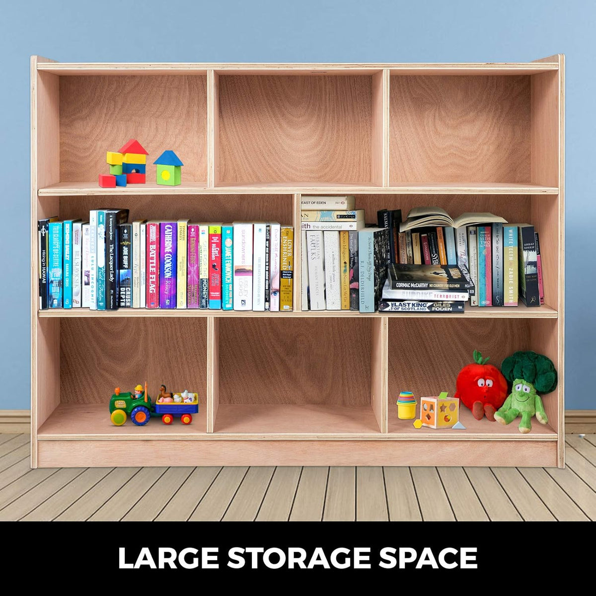 36” High Wood Color Classroom Storage Cabinet D6849