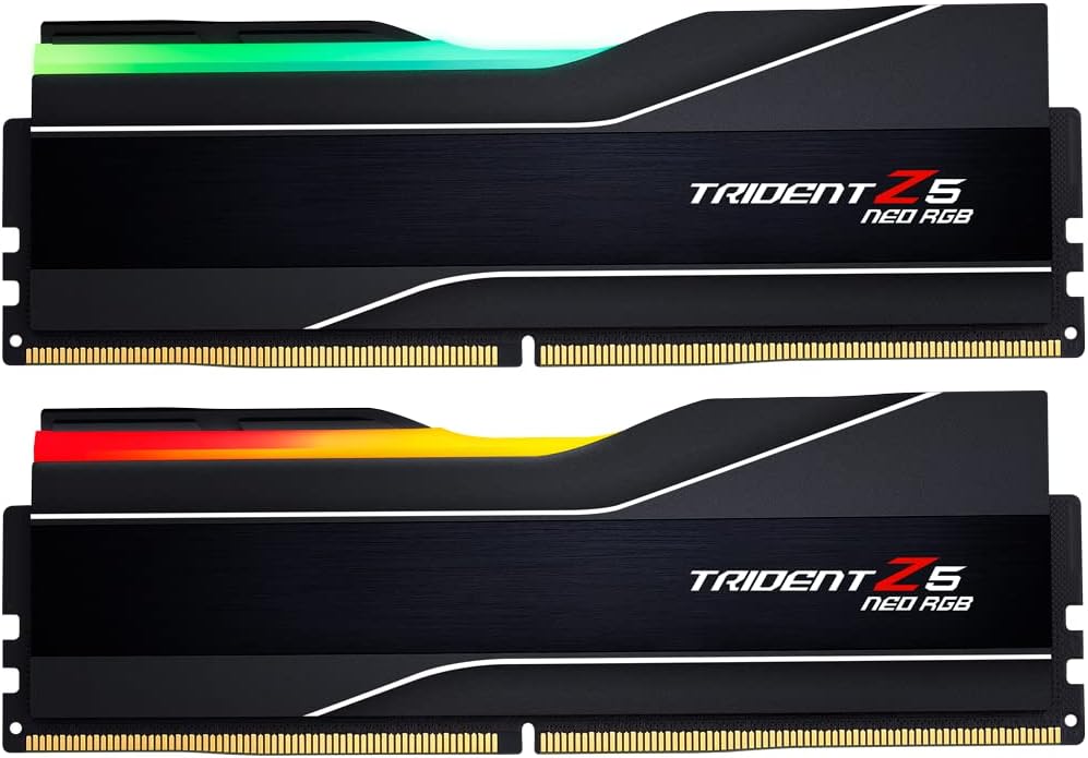 DDR5 RAM 32GB (2x16GB) 6400MT/s CL32-39-39-102 Matte Black Desktop Computer Memory E414831