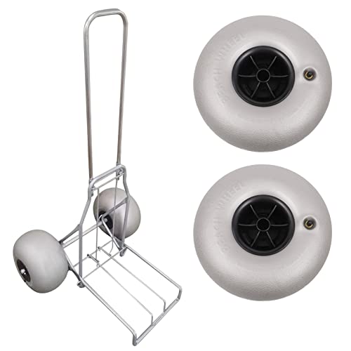 10" Inflatable Balloon Wheels 2-Pack Beach Cart Tires S3135