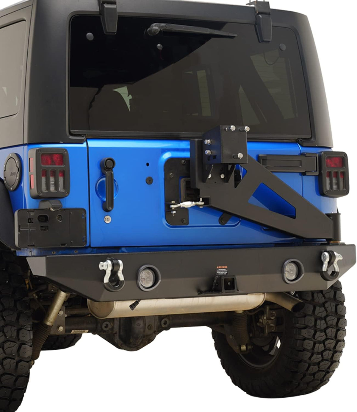 Compatible with JK Rear Bumper with Tire Carrier X190
