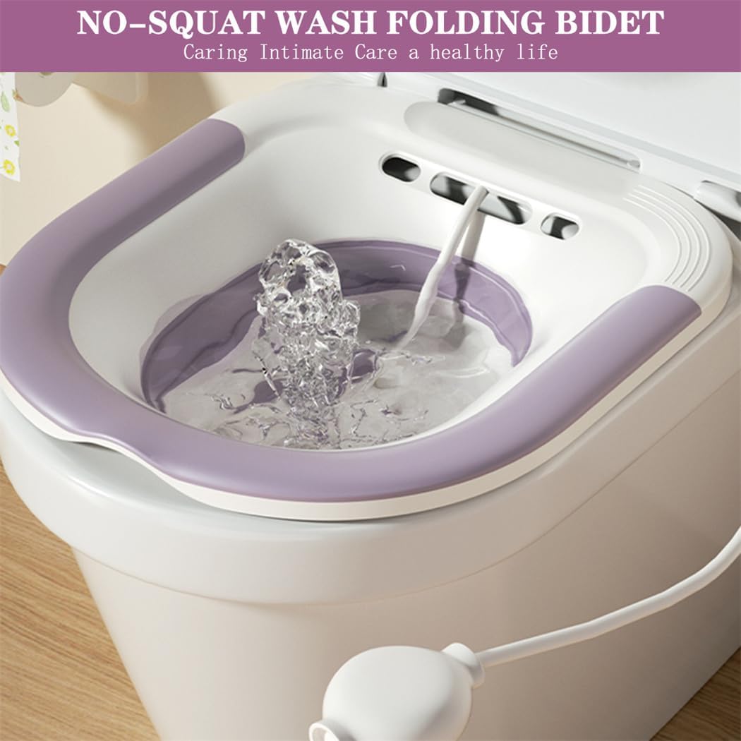 Foldable Sitz Basin with Flusher I492360