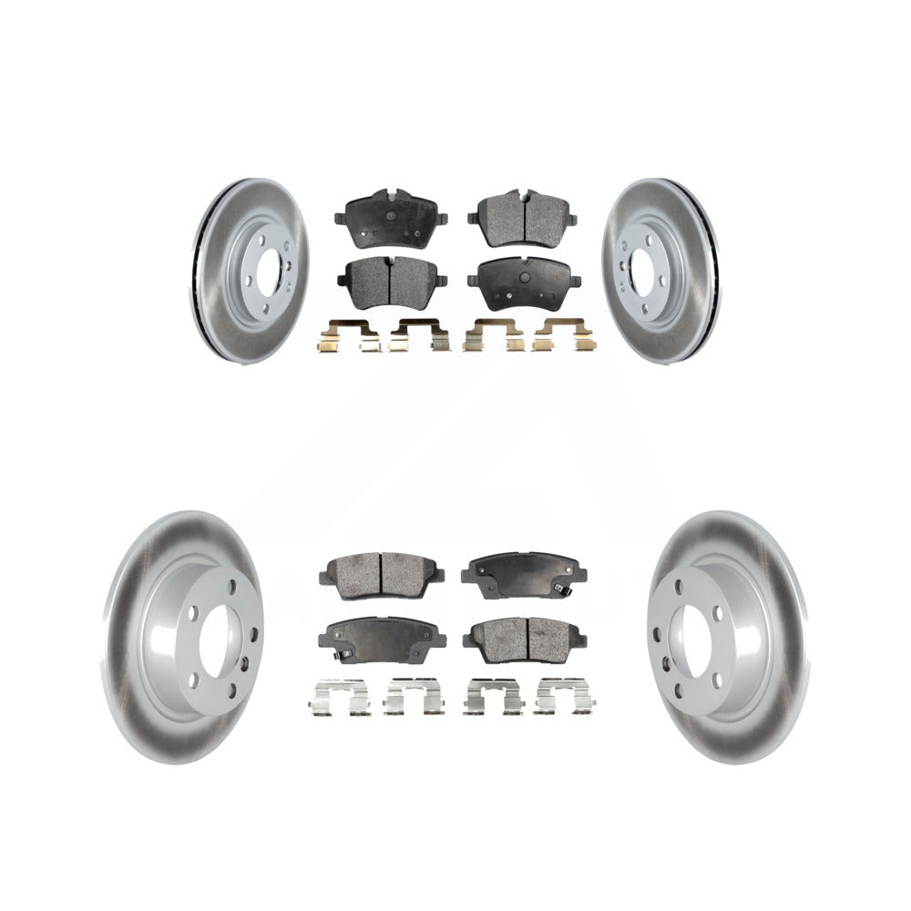 Coated Disc Brake Rotors and Semi-Metallic Pads Kit C721775