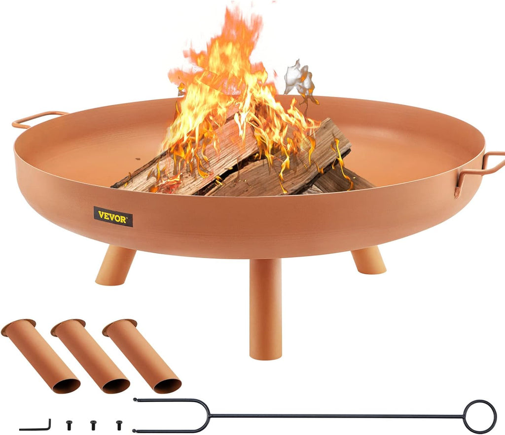 30-Inch Deep Round Carbon Steel Fire Pit Bowl R1766