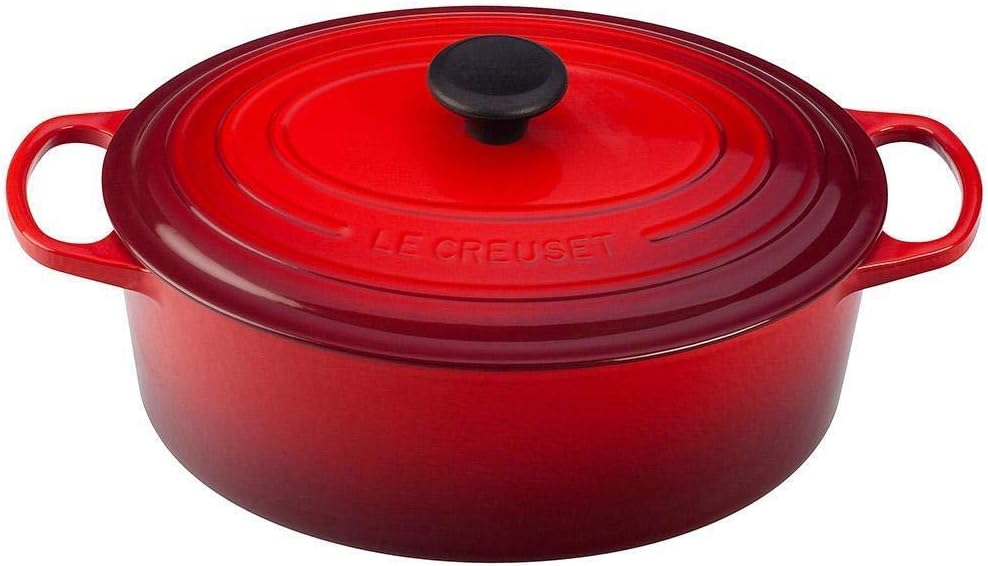 Enameled Cast Iron Oval Dutch Oven, 6.75 qt. P584339