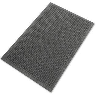 EcoGuard Floor Mat - Indoor, Outdoor, Carpeted Floor, Hard Floor - 10 ft Length x 36x22 Width - Rubber E955506
