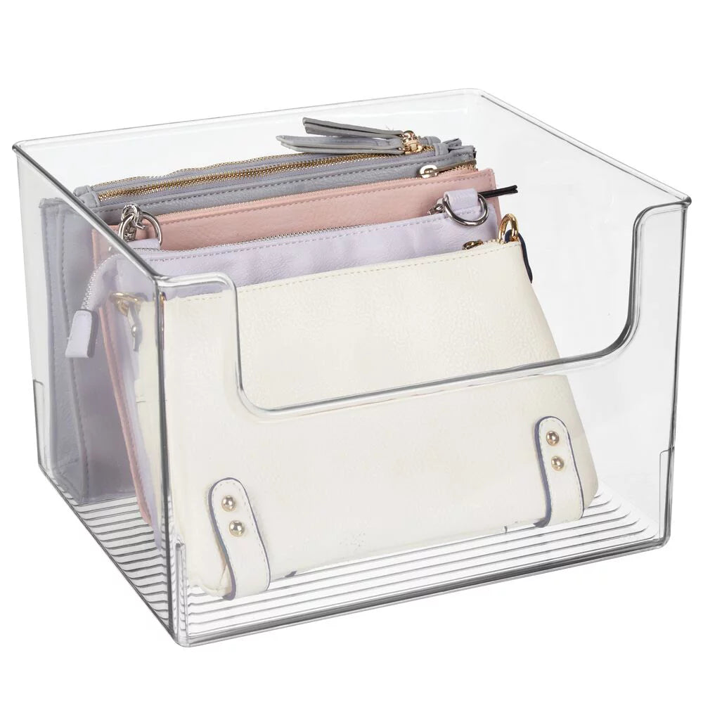 Clear Plastic Storage Organizer Bin 8 Pack K4652