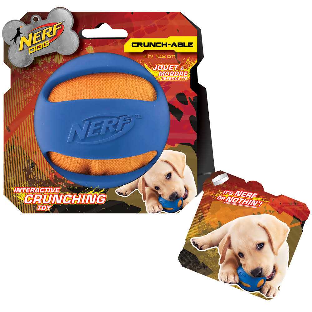 Checker Crunch Ball Dog Toy K608